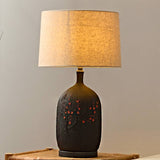 Ceramic Table Lamp for Bedroom Nightstand