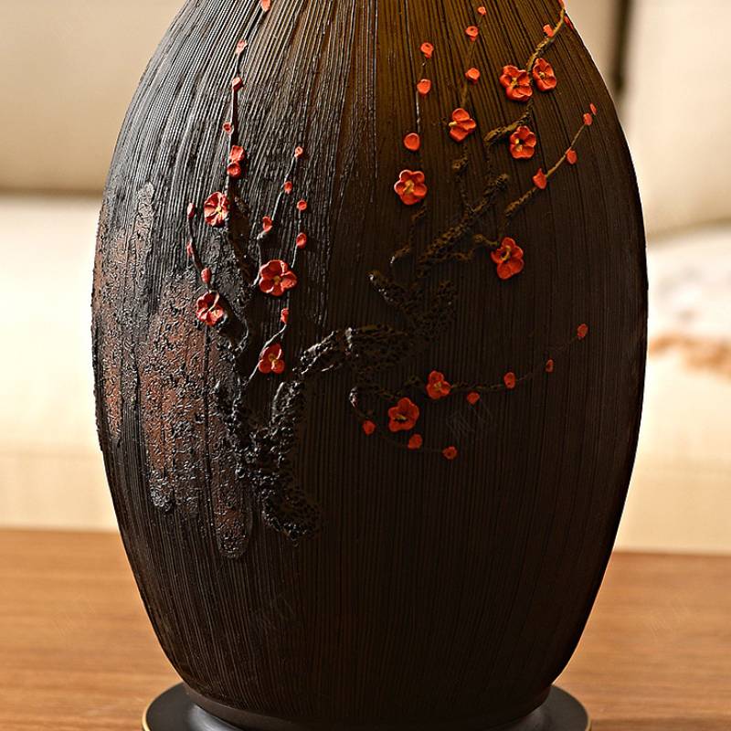 Ceramic Table Lamp Beige Finish Option