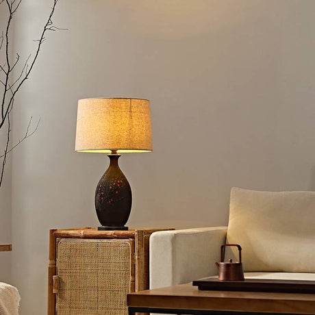 Ceramic Table Lamp for Bedside Table