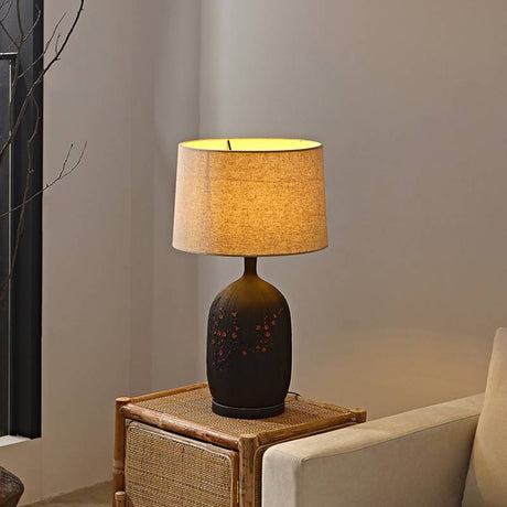 Ceramic Table Lamp Warm Ambient Glow Design