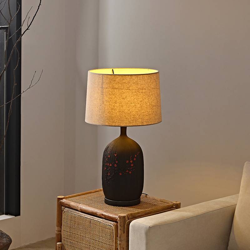 Ceramic Table Lamp Warm Ambient Glow Design
