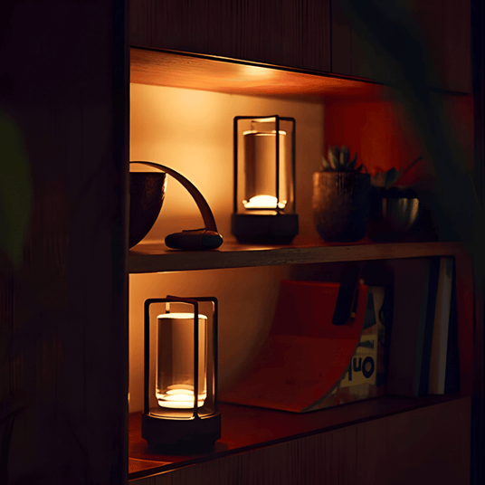 Table Lamp with Aluminum Finish for Living Room | OroDwell