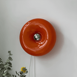 Donut Lamp Installed for Bedroom Lighting | OroDwell