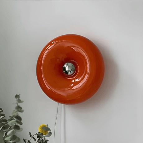 Donut Lamp Installed for Bedroom Lighting | OroDwell