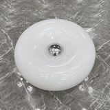 Nordic Italian-Inspired Donut Lamp Lighting Fixture Close-Up | OroDwell