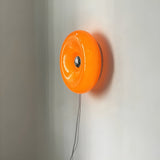 Glass and Metal Finish Donut Lamp Design Detail | OroDwell