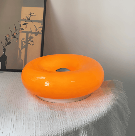 Donut Lamp Illuminated with Warm Adjustable Glow | OroDwell