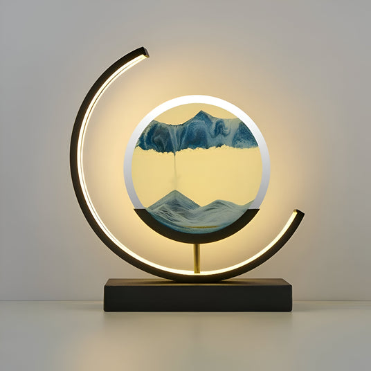 Sand Art Glow Lamp Diffusing Customizable Ambient Glow for Cozy Ambiance | OroDwell