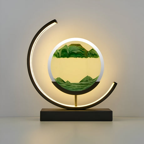 Sand Art Glow Lamp for Home Office and Bedroom Decor | OroDwell