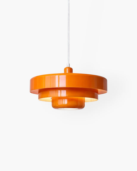 Solara Retro Orange Pendant Light vintage-inspired home decor - OpalDwell