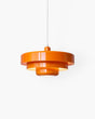 Solara Retro Orange Pendant Light vintage-inspired home decor - OpalDwell