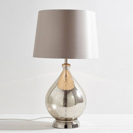 Glass Base Table Lamp for Transitional Decor