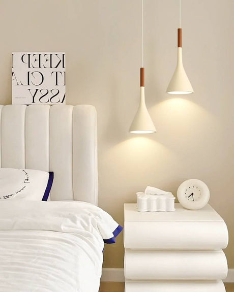 Retro Hanging Lamp Fixture Detail