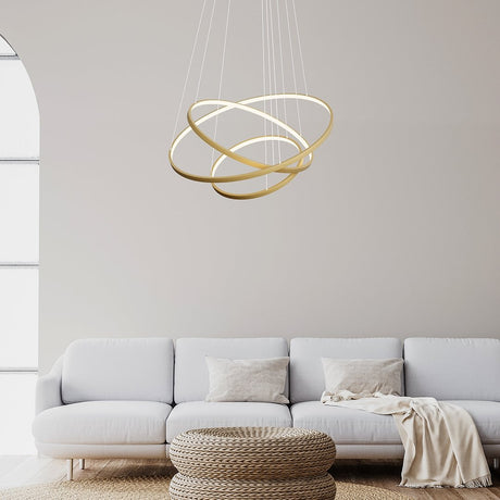 Aluminum pendant light for decor statement