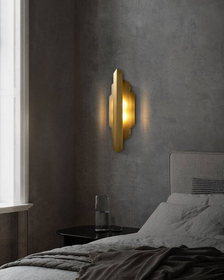 Modern Wall Sconce Full Profile View OpalDwell