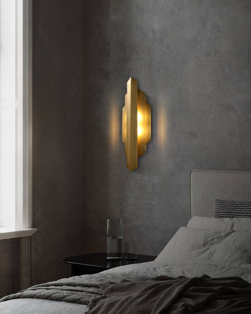 Modern Wall Sconce Full Profile View OpalDwell