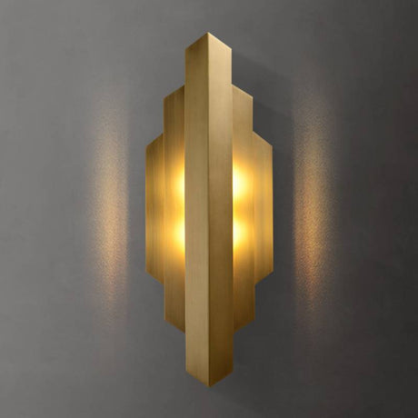 Contemporary Wall Sconce Installed View OpalDwell