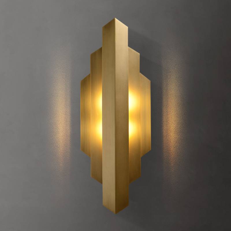 Contemporary Wall Sconce Installed View OpalDwell