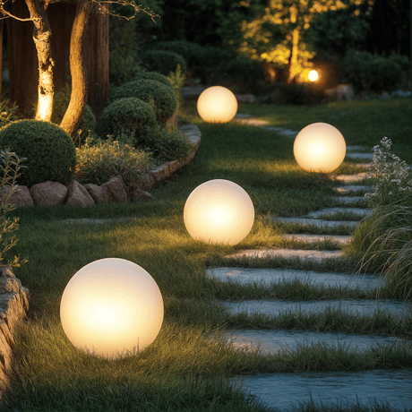 Outdoor decorative lighting for gardens