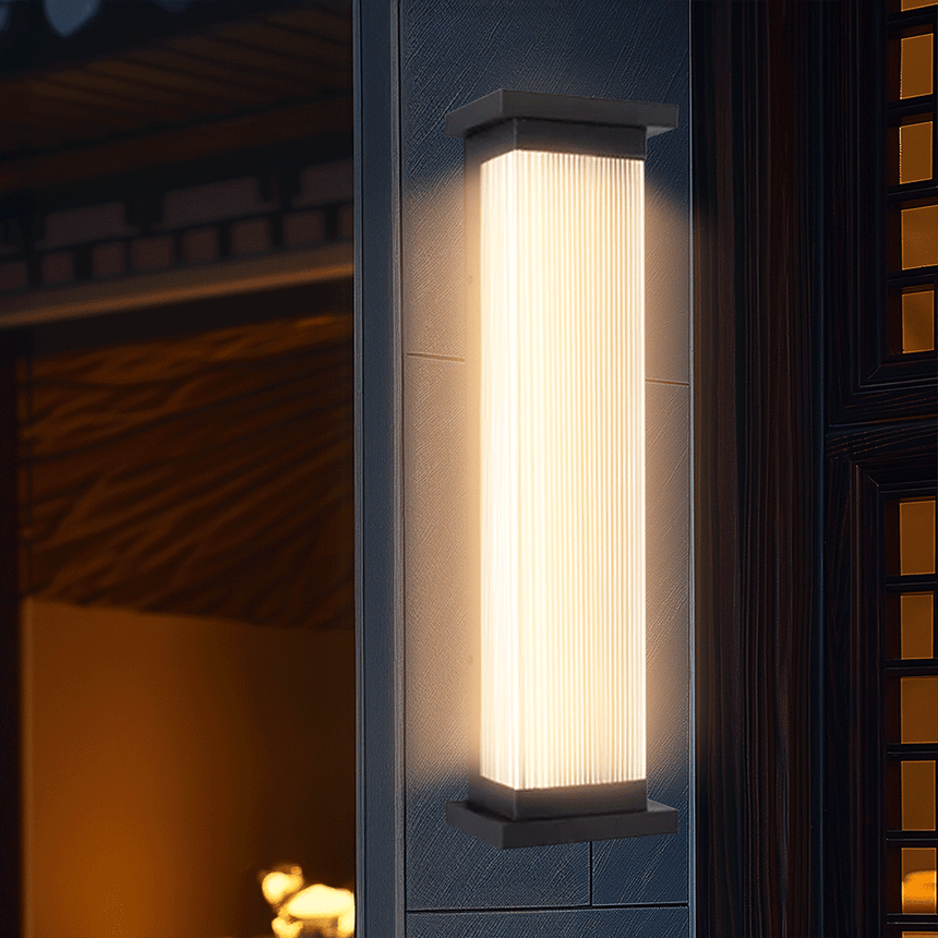 LED Wall Lamp Installed Above Entryway