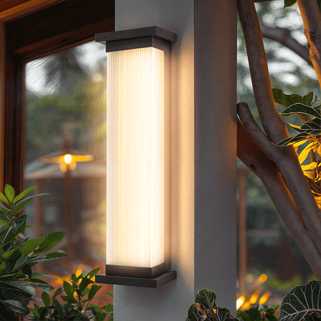 Rectangular Wall Lamp Available in Three Sizes
