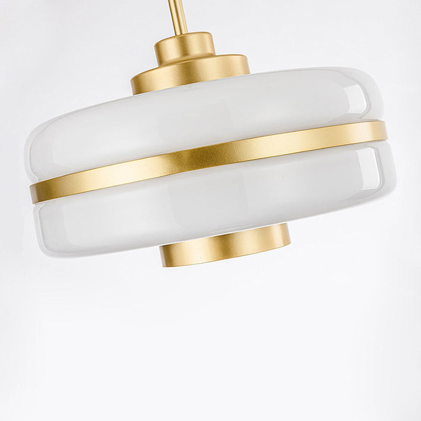 LumiNord Glass Pendant Lamp Overhead Perspective Detail - OpalDwell