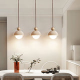 Travertine Dome Pendant Light for Dining Room
