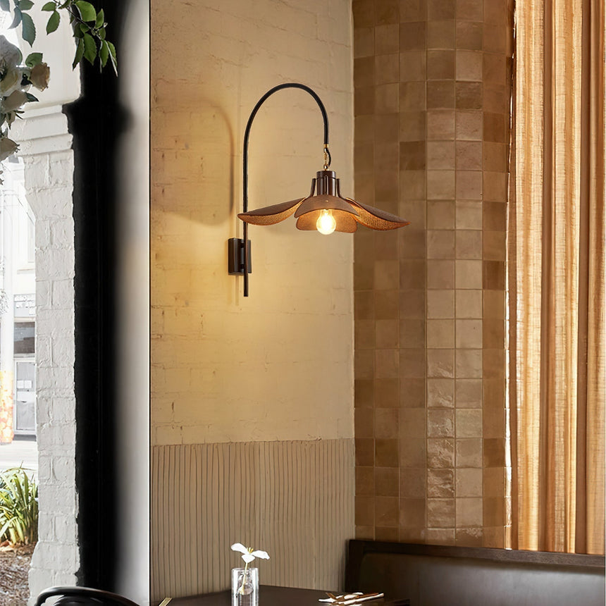 Floral Wall Lamp For Living Room - OroDwell