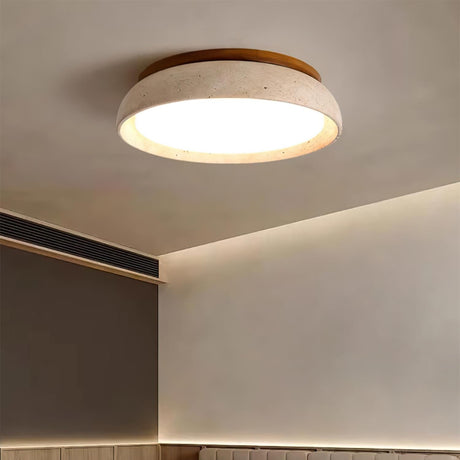 Minimalist stone fixture close-up