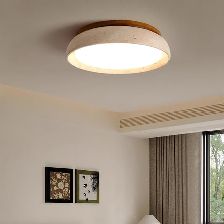 Wooden base ceiling light for modern homes