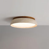 Minimalist stone fixture installation detail