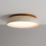 Stone ceiling fixture for bedroom