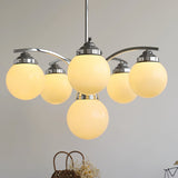 Round Chandelier Full Product Overview Detail - OpalDwell