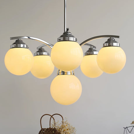 Round Chandelier Full Product Overview Detail - OpalDwell