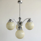 Eloria Round Pink Chandelier Angled Detail View - OpalDwell