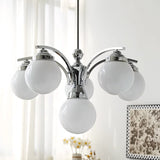 Round Chandelier Bottom Angle Perspective Detail - OpalDwell