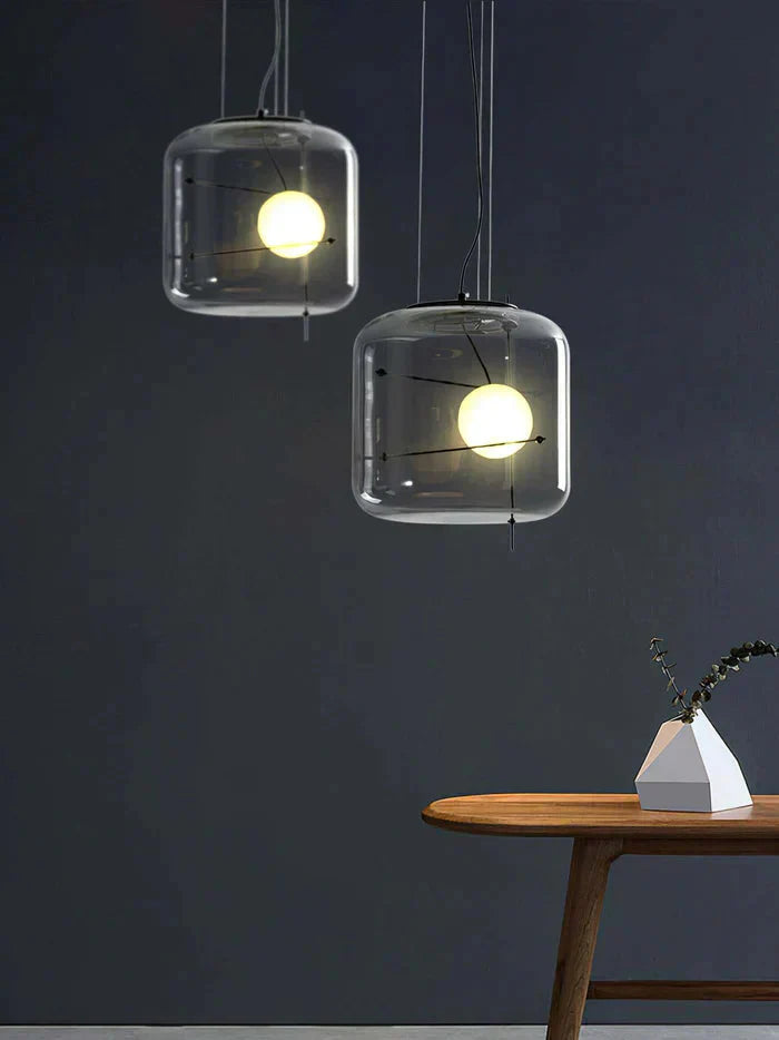 Contemporary Glass Pendant for Hotel Interiors OpalDwell