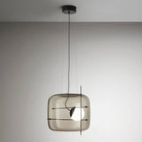 Hanging Lamp Full Profile View OpalDwell