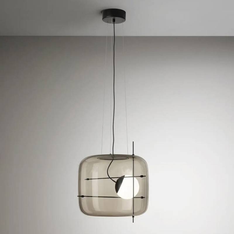 Hanging Lamp Full Profile View OpalDwell