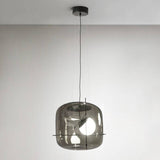 Glass Pendant Lamp Clear Finish Detail OpalDwell