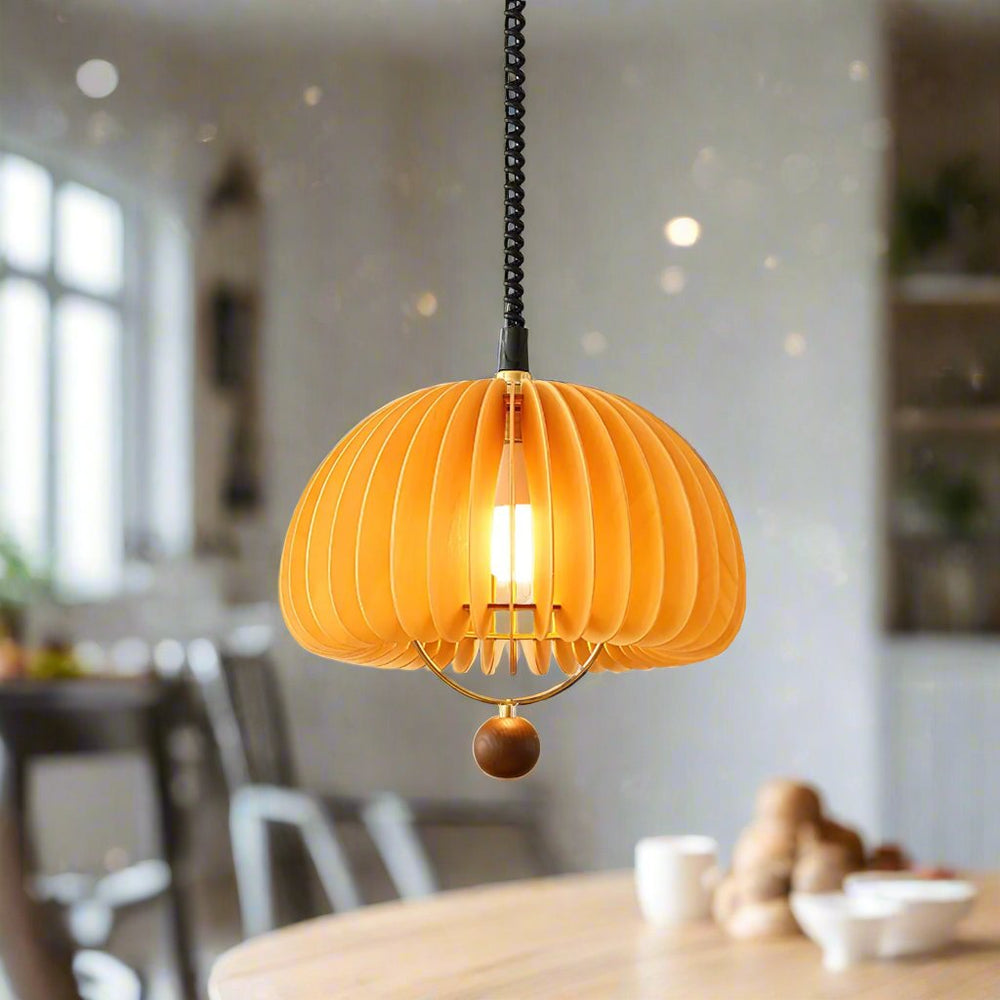 Clementine Glow Nature-Inspired Pendant Light – Hero View - OroDwell