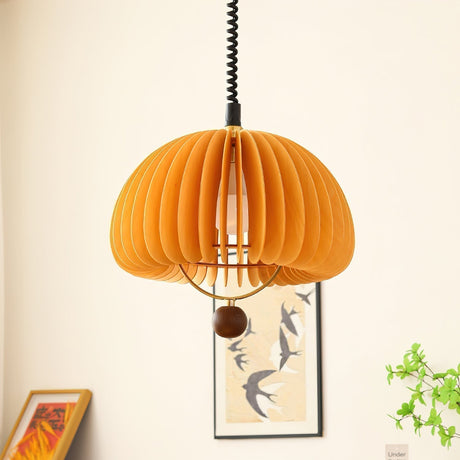 Clementine Glow Pendant Light Alternate Angle - OroDwell