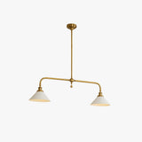 AstraVex Vintage Glass Pendant Light With White Shade