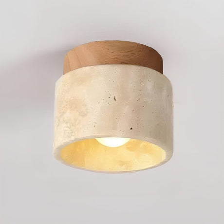 Travertine LED Chandelier for Living Room