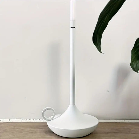 black metal minimalist table lamp for dinner table ambiance