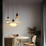 Wabi-sabi pendant light for bedroom
