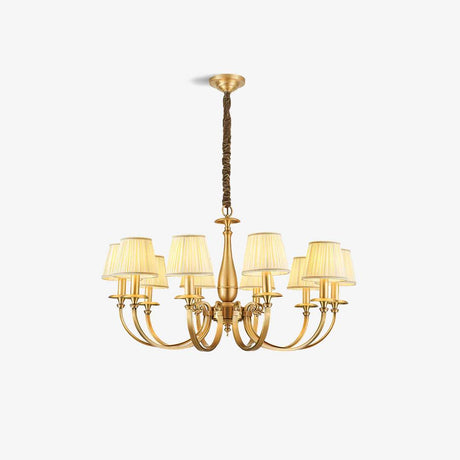 Brass Ceiling Light Fixture Detail