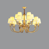 Brass Chandelier for Bedroom Ambiance