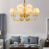 Brass Chandelier for Bedroom Ambiance