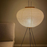 Kazumi Rice Paper Floor Lamp by OpalDwell Soft Ambient Glow OpalDwell